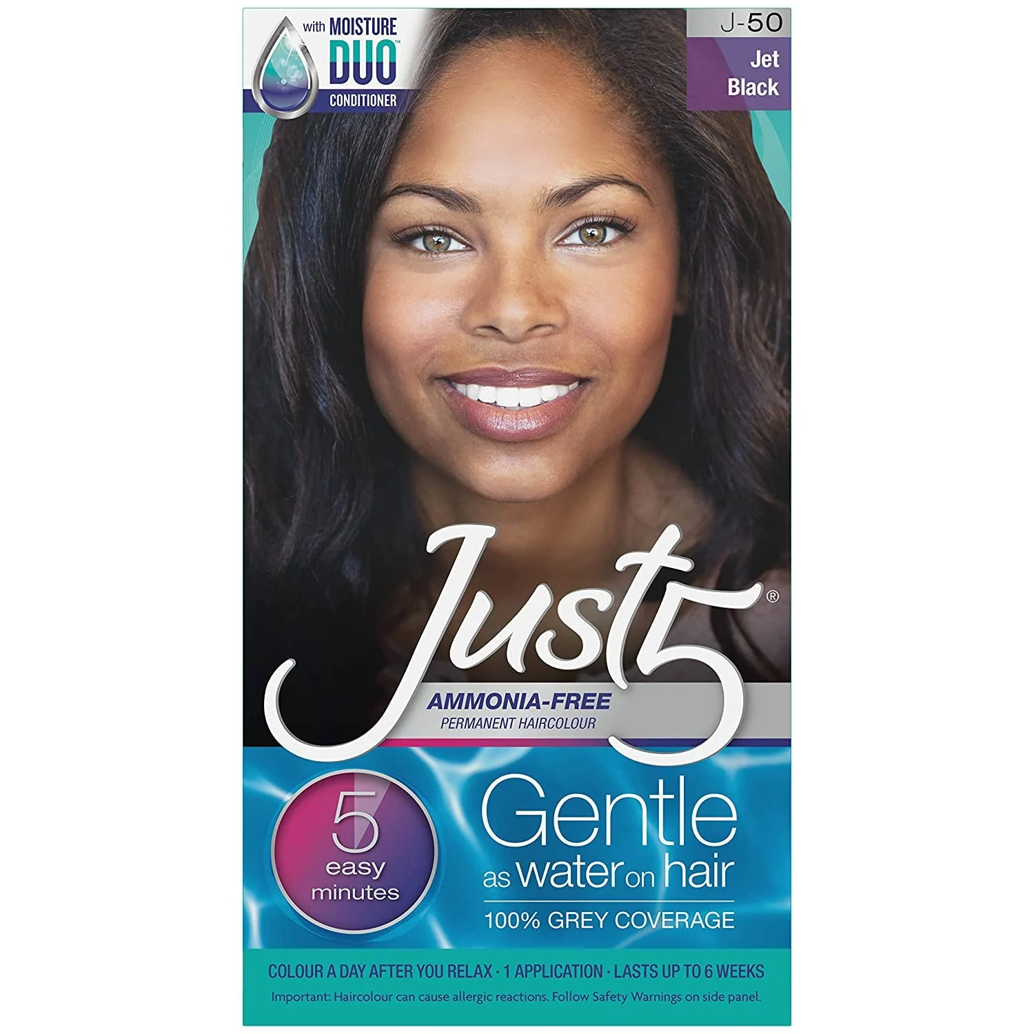 Consistent Just 5 Color Natural Jet Black 6 Pack by Just 5 High-Performance