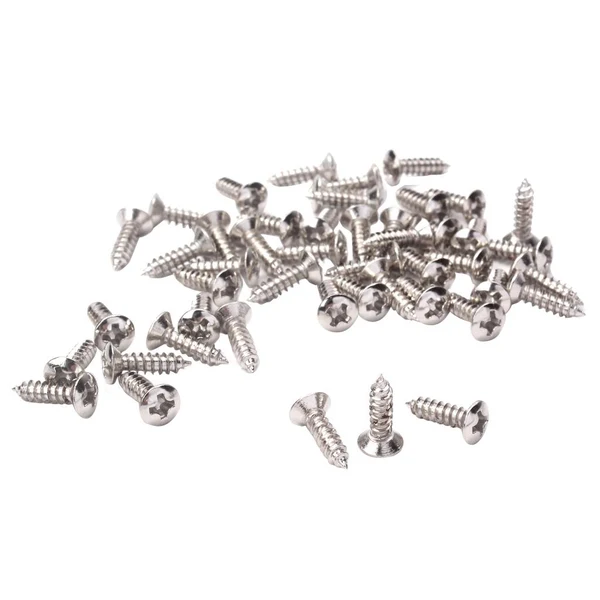 Solid Max Maxb 100pcs Bass Guitar Pickguard Screws For Electric Guitar Bass 3x12mm Silver Superior