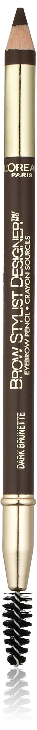Advanced L'Oréal Paris Brow Stylist Designer Brow Pencil Dark Brunette 0.045 oz. Authentic