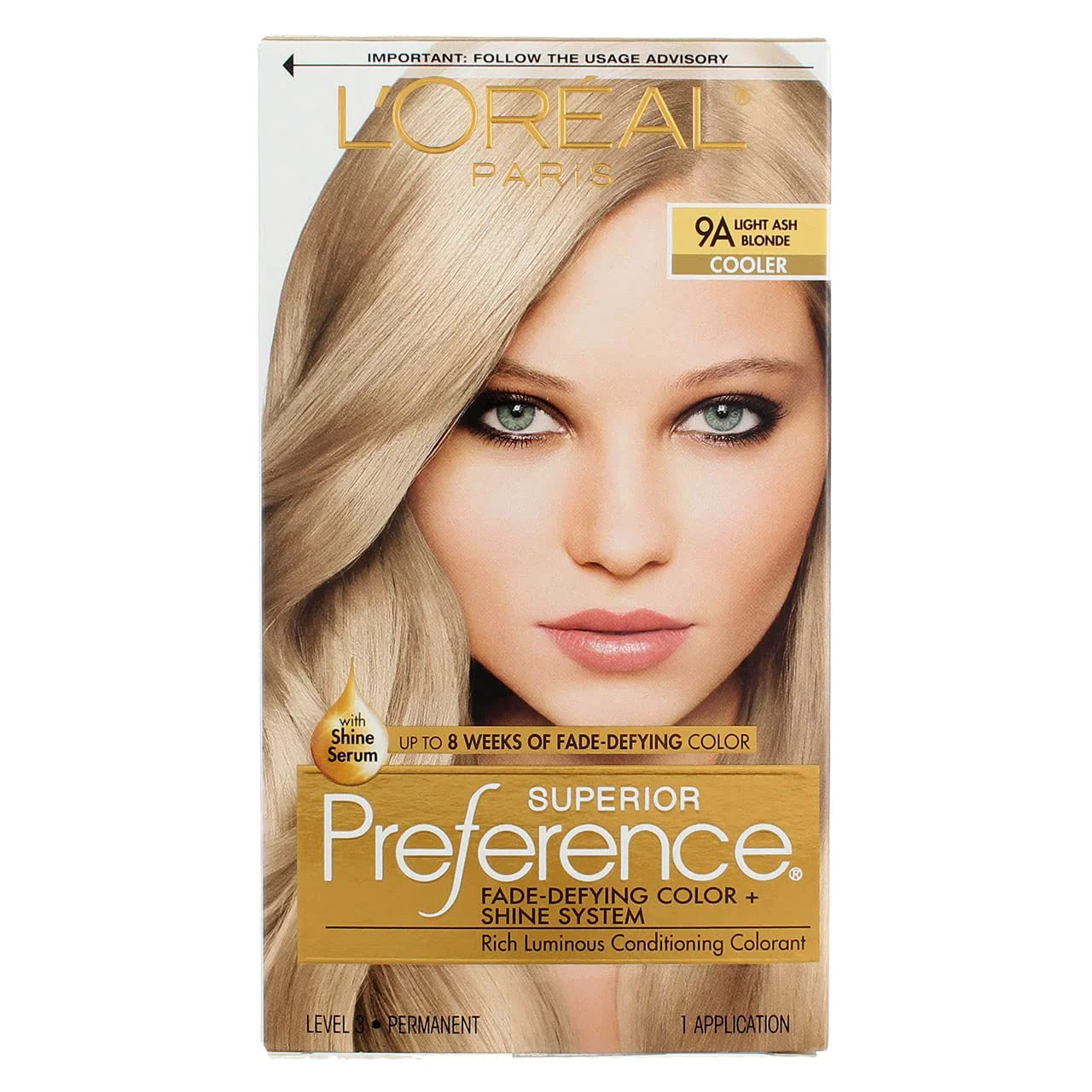 Verified L O ParisSuperior Preference Light Ash Blonde 9A Cooler 1 Each Pack of 3 Professional