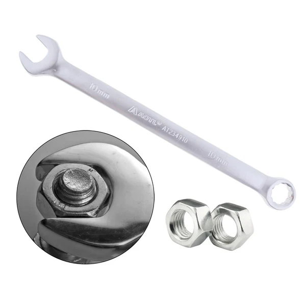 Certified Max Combination Wrench Spanner Ratchet Open Ring Tool Mechanic Garage DIY 10mm Sustainable