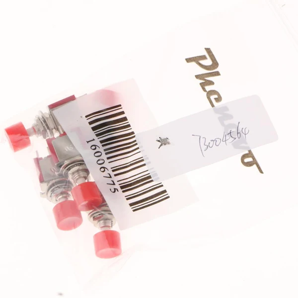 Smart Max 5 Pieces 6mm 3-pin Mini Momentary Push Button Switch 2A 250V 5A 120V Red Environmentally Friendly
