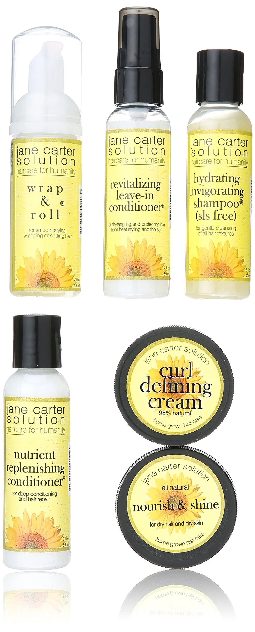 Professional Jane Carter Travel Size Kit 1 Fluid Ounces Detailed