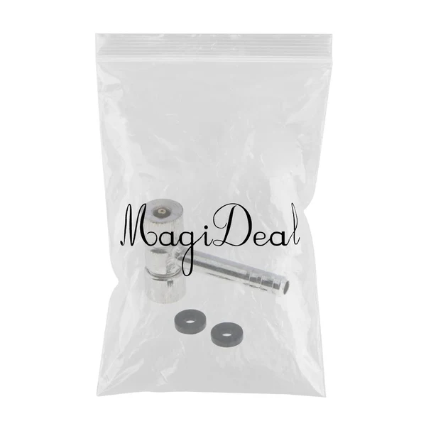 World-Class Max Dual Purpose Straight Iron Handle Rubber Inflator Air Nozzle Short Handle Recyclable