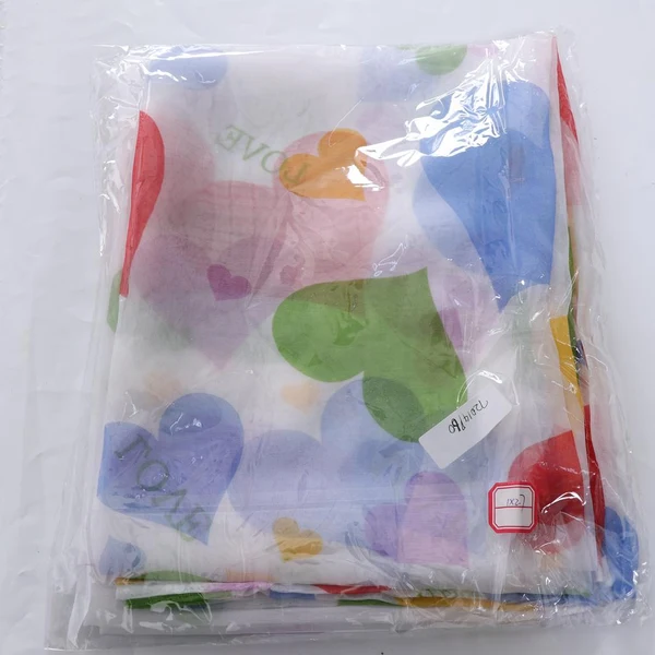 Durable Max Heart Shape Semi Sheer Curtains Rod Pocket 100x270cm Healthy