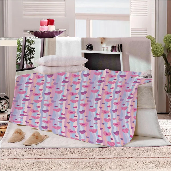 First-Class Max Large Soft Fleece Digital Printing Sofa Bed Blanket Throw D 150 x 200cm Original