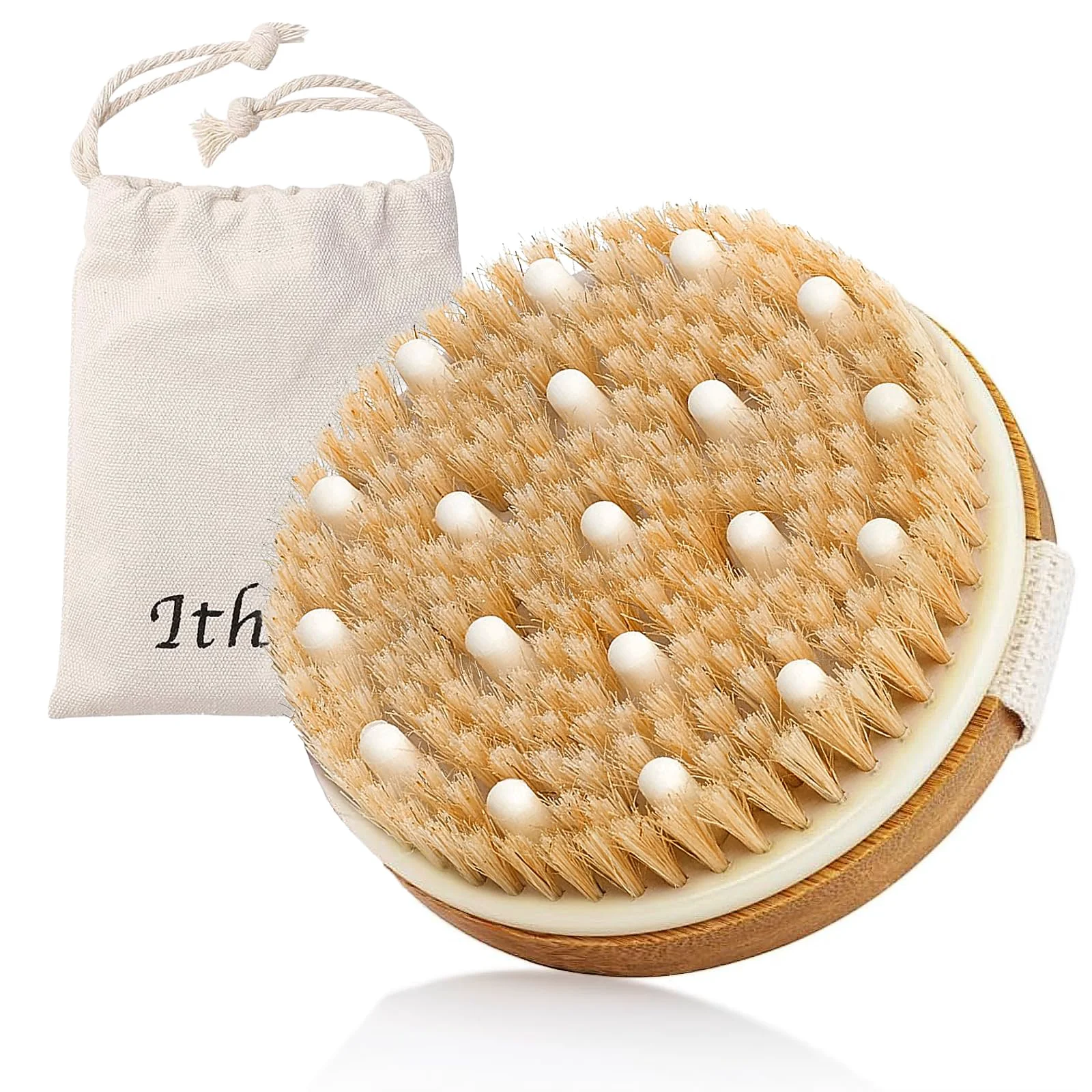 Excellent Ithyes Body Brush Dry Brushing Bath Brush Gentle Skin Exfoliate Exclusive