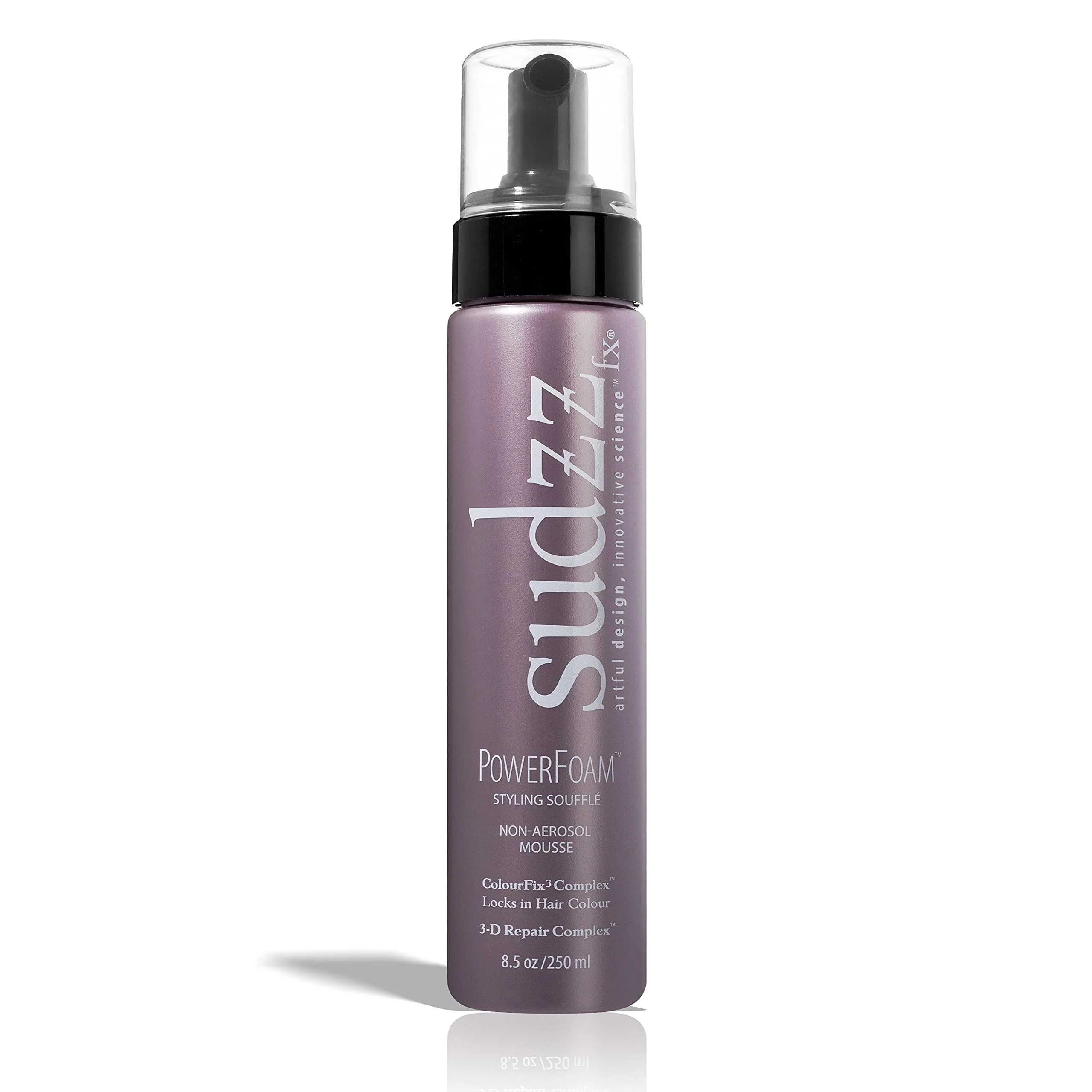 Traditional SUDZZfx Powerfoam Styling Souffle - Non-Aerosol Thickening Mousse for Curly Hair - Travel Size Foam for Black Women Men Fine