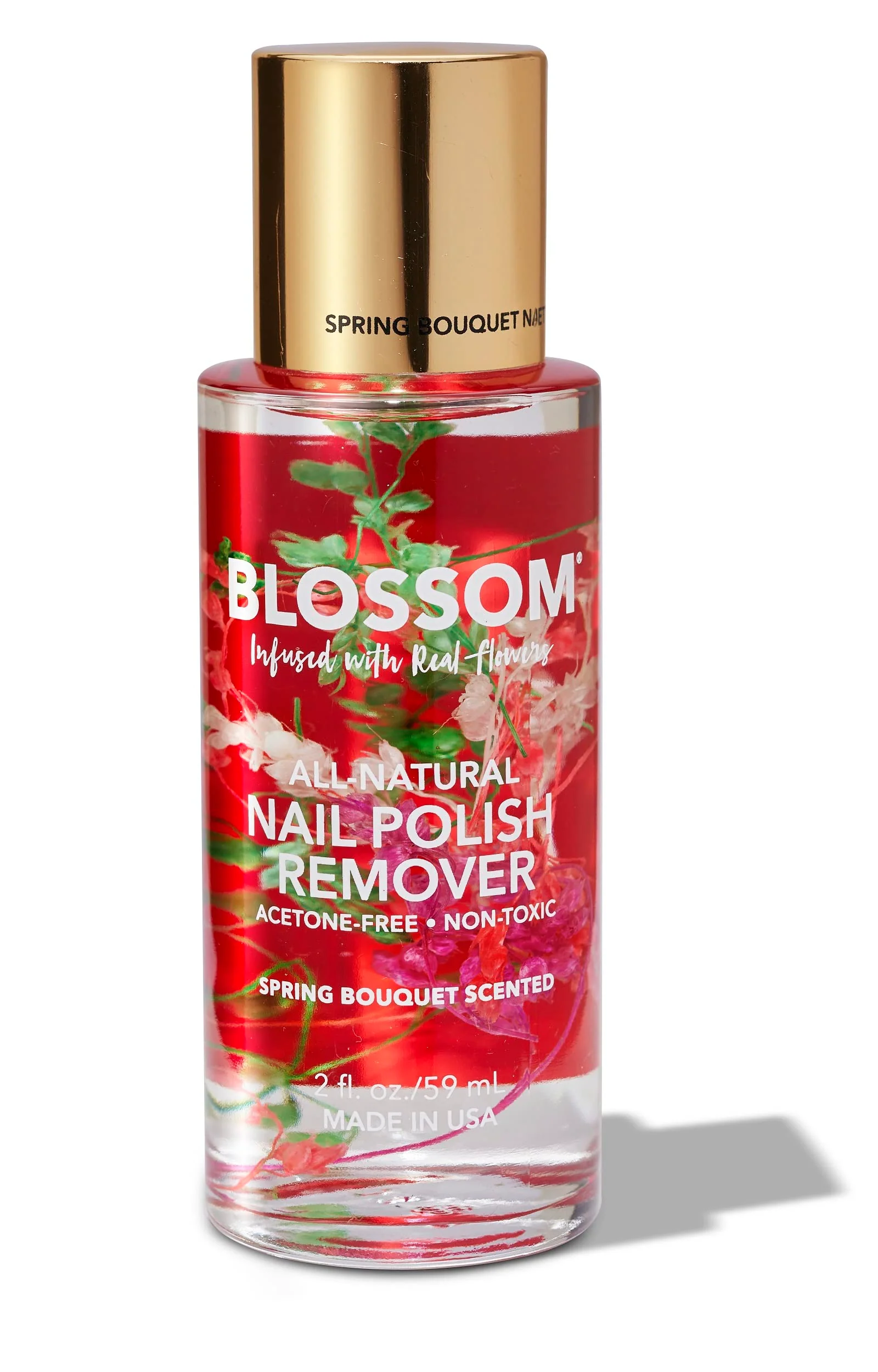 Comfortable Blossom Non Toxic Nail Polish Remover Non Acetone All Natural Scented Vegan Acetone Nail Polish Remover Organic Plant-Based Infused Versatile