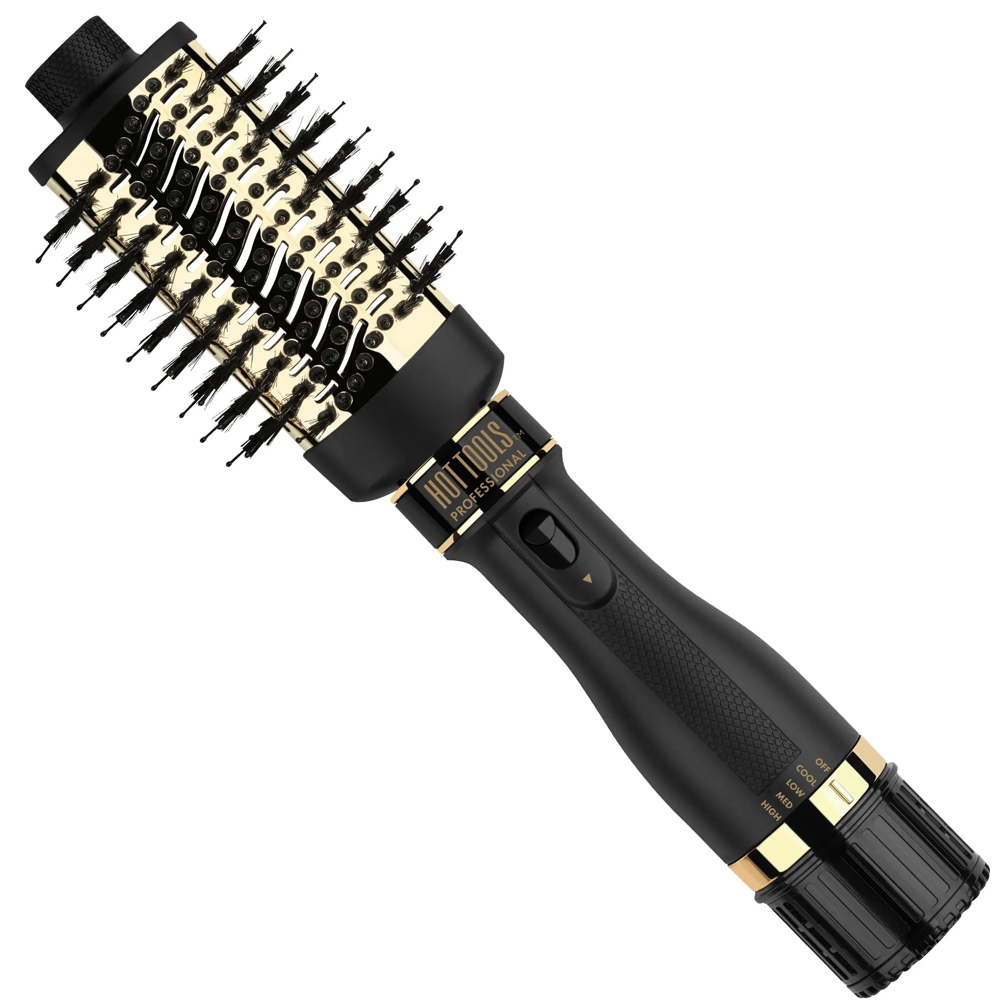 Versatile Hot Tools Pro Artist 24K Gold One-Step Small Detachable Blowout Volumizer Salon Quality Blowouts at-Home Flexible