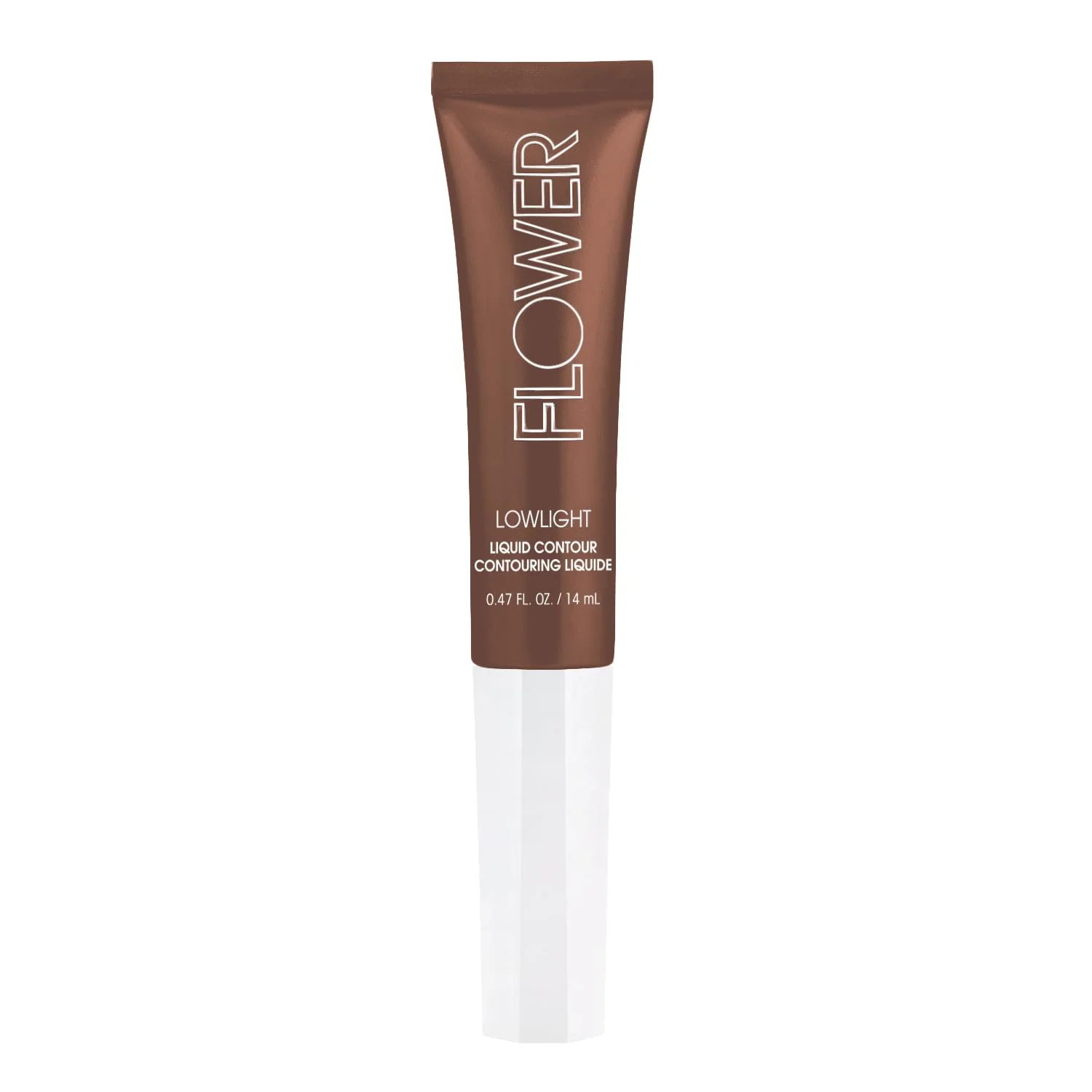 Breathable FLOWER BEAUTY By Drew Barrymore Lowlight Liquid Contour - Natural Finish Buildable Coverage - Built-In Cusion Applicator - Deep Fast