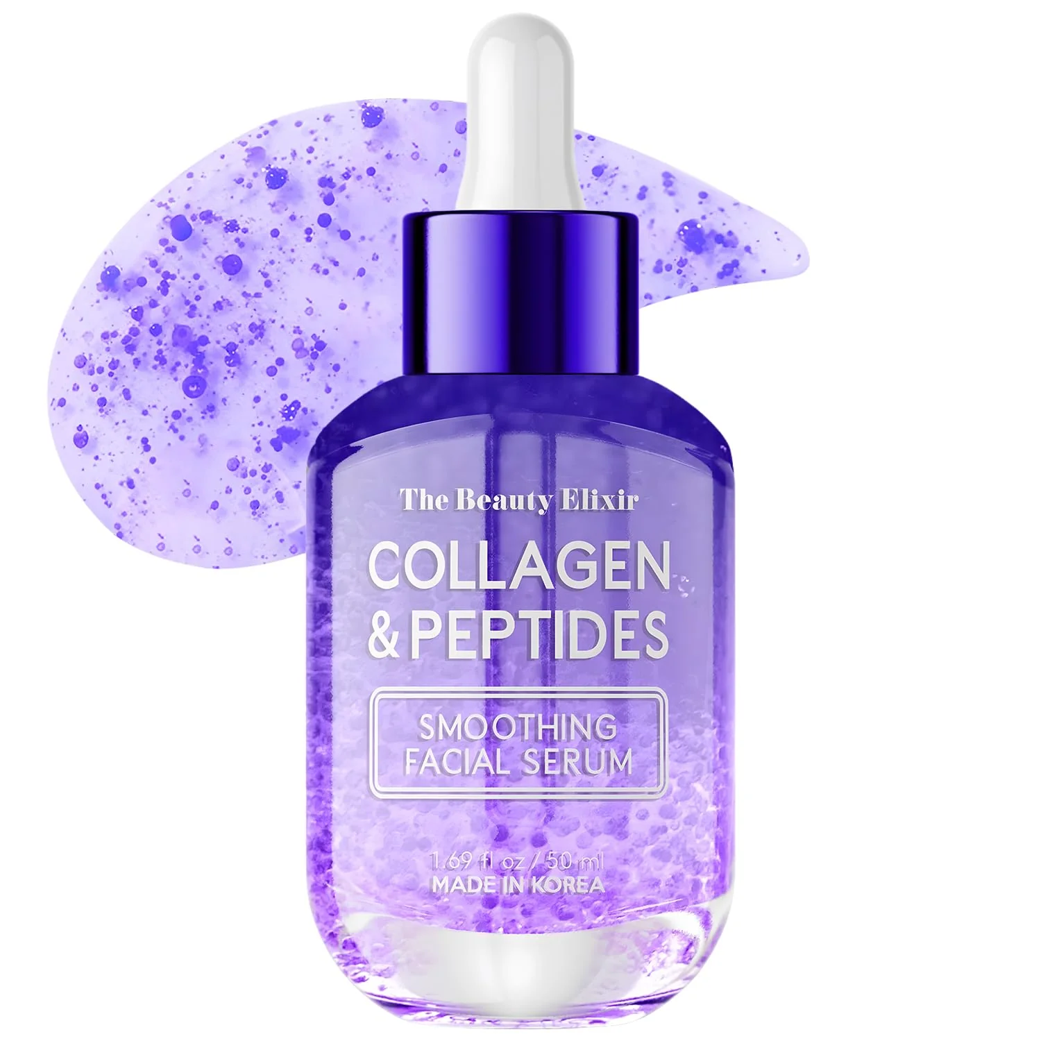User-Friendly The Beauty Elixir Collagen Peptides Serum For Face - Dermatologist Tested Anti-Aging Hydrating Repairing Treatment for Fine Lines Wrinkles Elegant