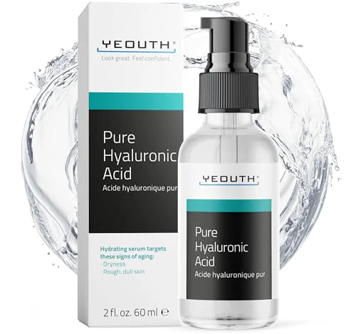 YEOUTH Pure Hyaluronic Acid Serum for Face 99 for Dry Dull Skin Hydrating Hyaluronic Acid Face Serum for Women Men Facial Care For All Skin Expertly Made