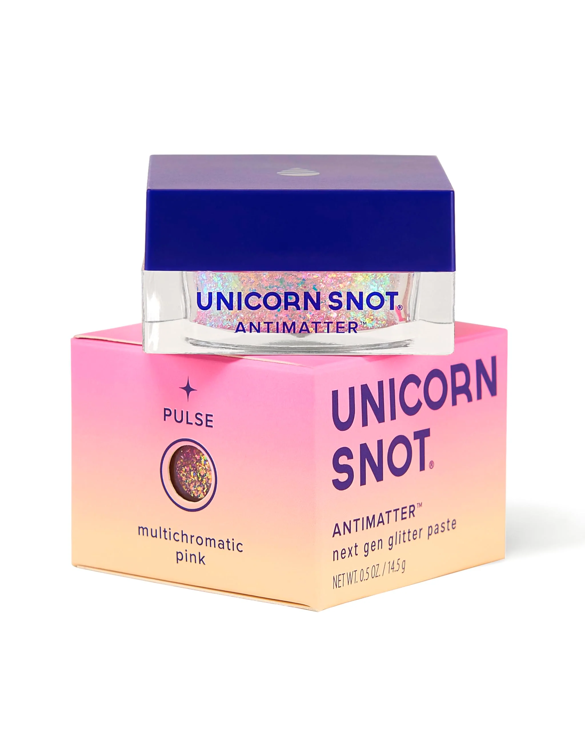 World-Class Unicorn Snot Antimatter Color-Shifting Glitter Paste - Plastic- Iridescent Body Glitter Vegan Cruelty- Sweat-Proof Face Body Paint 0.5 Reusable