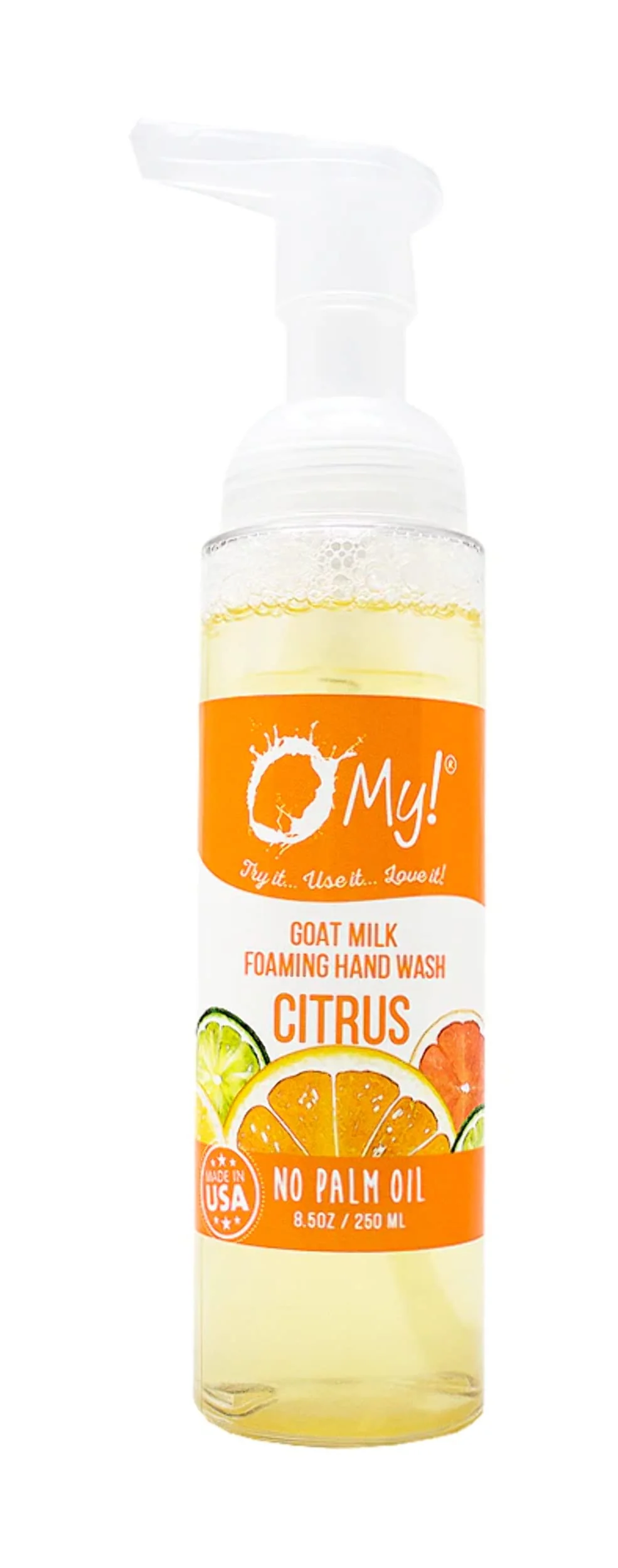 Artisan O My Goat Milk Foaming Hand Wash Rich Creamy Foam Made with Farm-Fresh Goat Milk of Parabens More Handcrafted in USA Healthy
