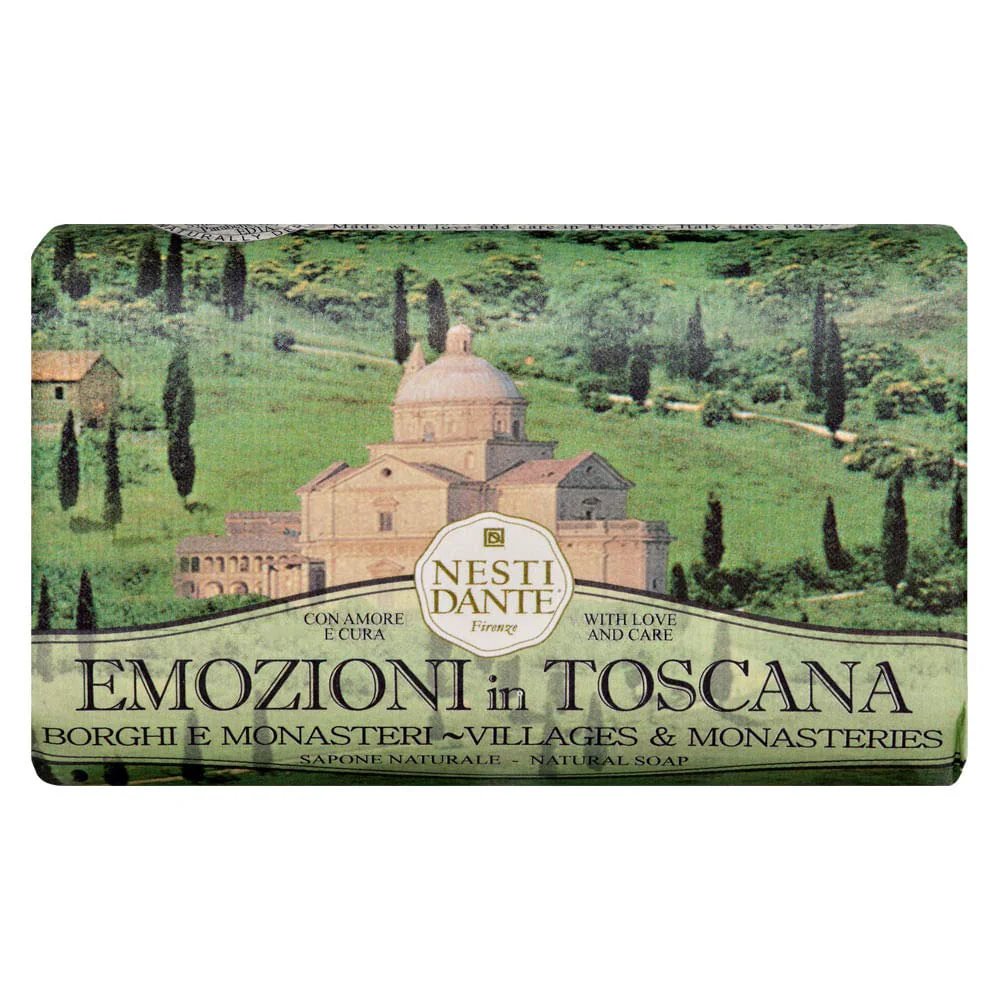 Stylish Nesti Dante Nesti dante emozioni in toscana natural soap - villages and monasteries 8.8oz 8.8 Ounce Lightweight