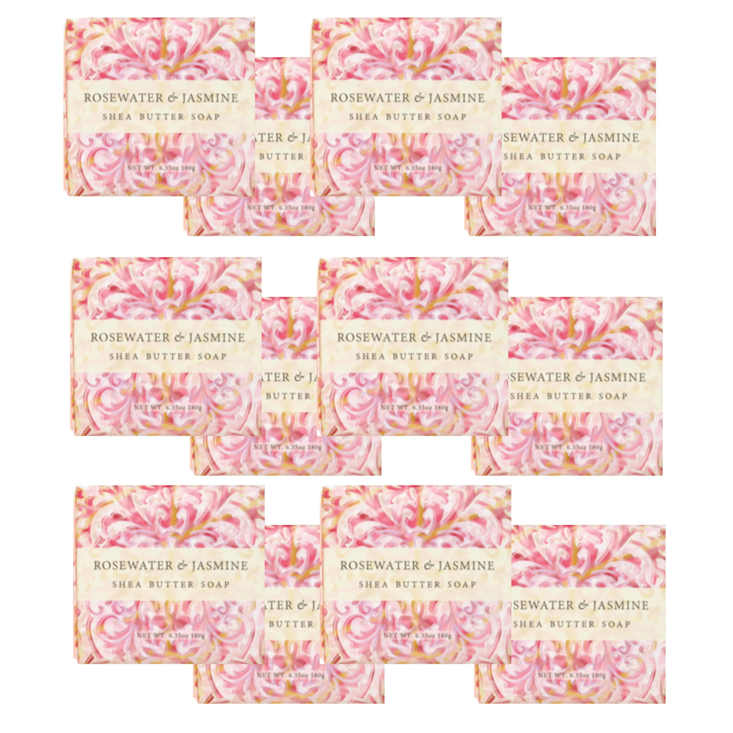 Carefully Designed Greenwich Bay Mini Botanical Soap Bars - 12 Pack 1.9 oz Each - Individually Wrapped Guest Soaps for Airbnb Spa Travel Bath - Travel Size Bar Soap Breathable
