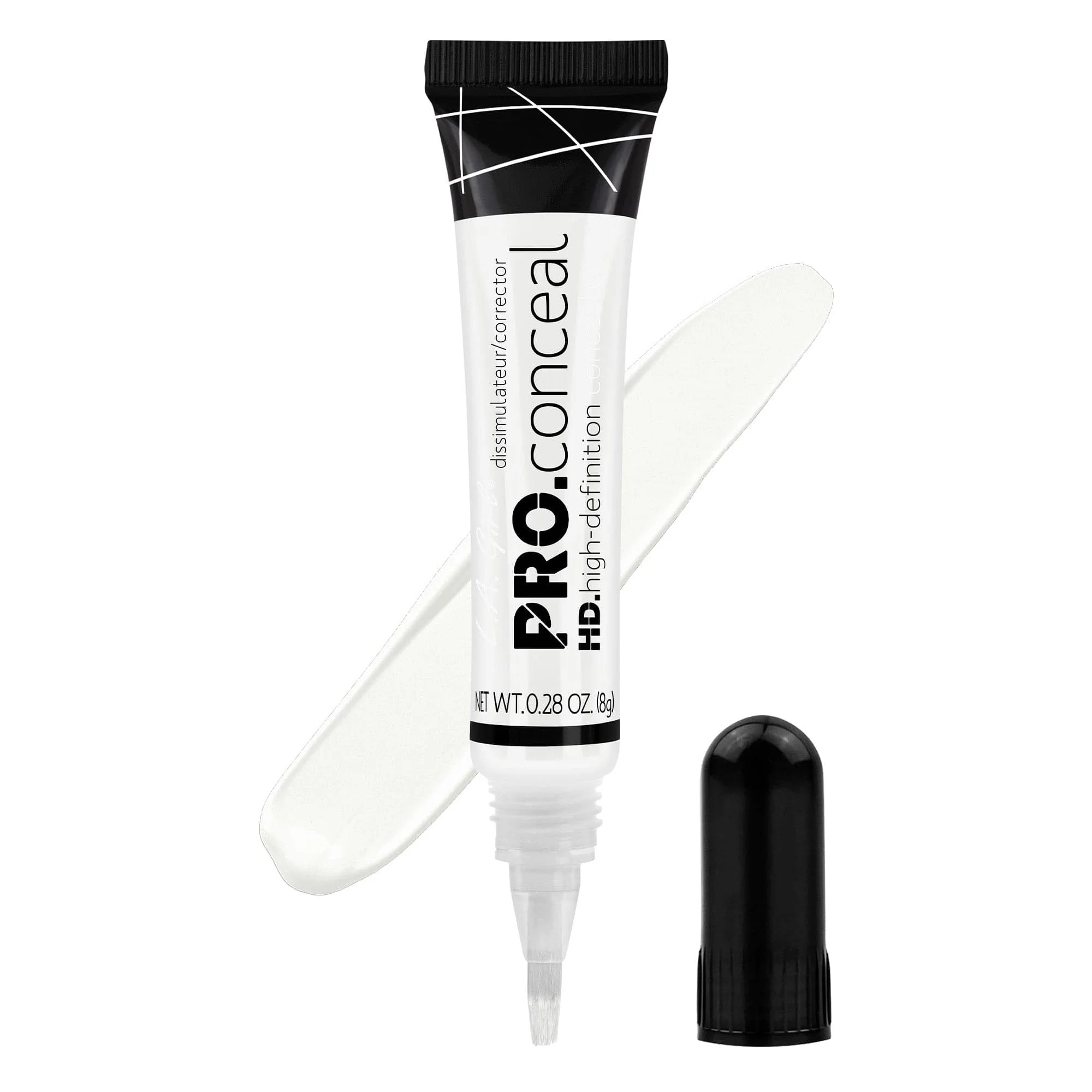 Verified L.A. Girl Hd Pro Conceal Flat White Corrector 0.28 Ounce Clean