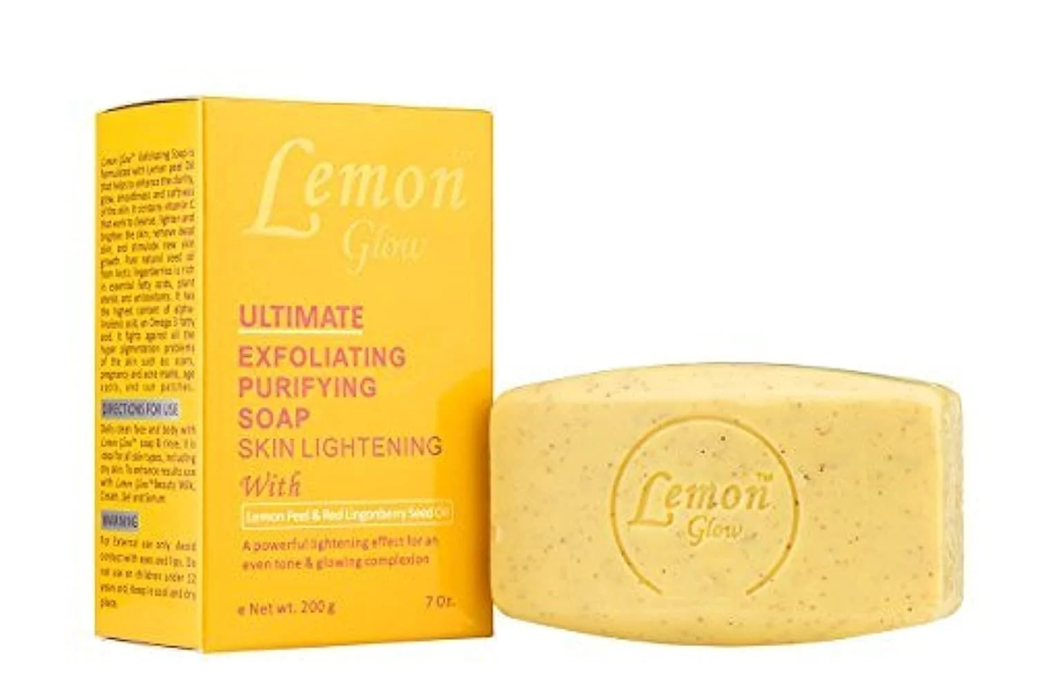 World-Class Lemon Glow Exfoliating Purifying Soap Secure