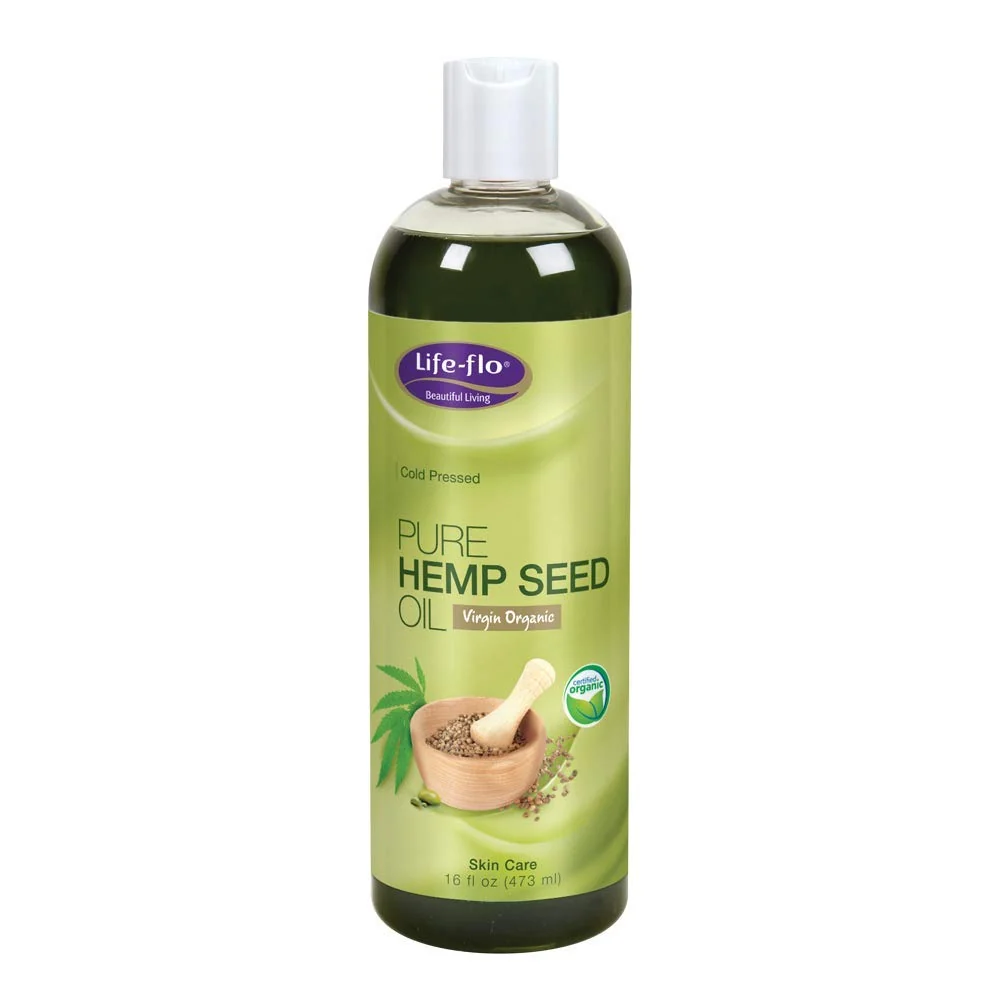 Proven LIFE-FLO Carrier Oil 16oz Pure Hempseed Oil High-Quality