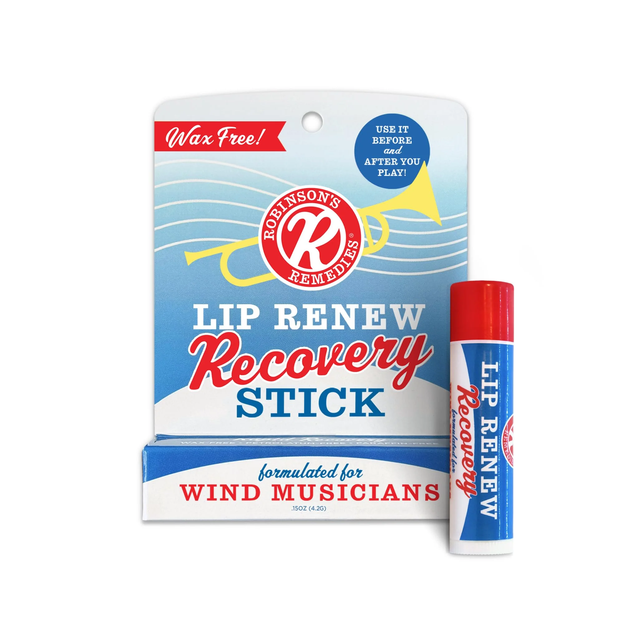 Verified Lip Renew Recovery Stick for Wind Musicians Outstanding