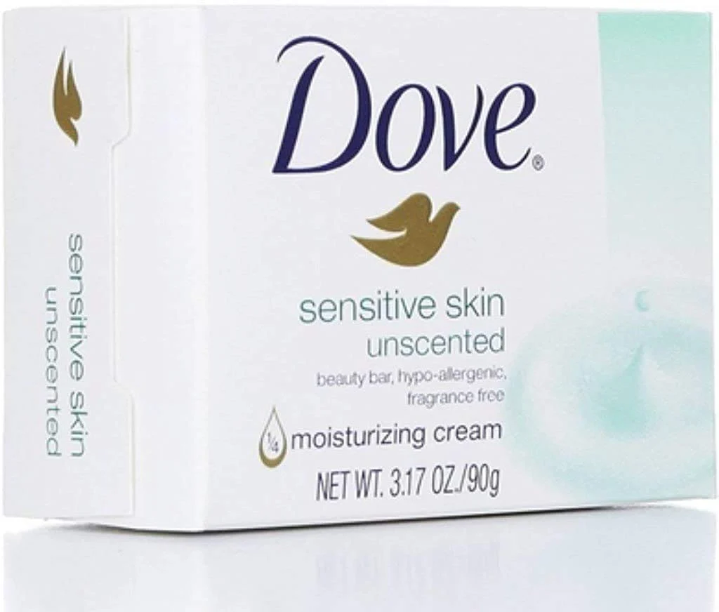 Elegant Dove Bar Soap for Sensitive Skin 3.17 oz Pack of 3 Reliable