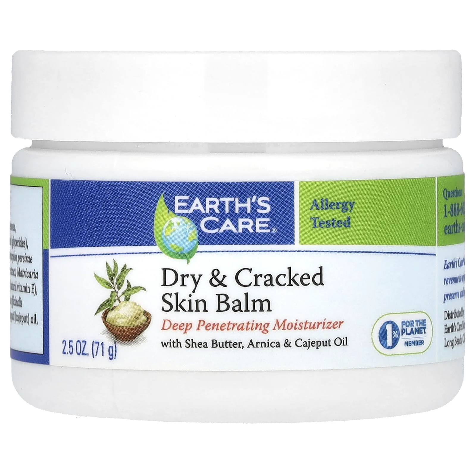 User-Friendly Earth's Care Dry and Cracked Skin Balm Moisturizer for Dry Skin Dependable