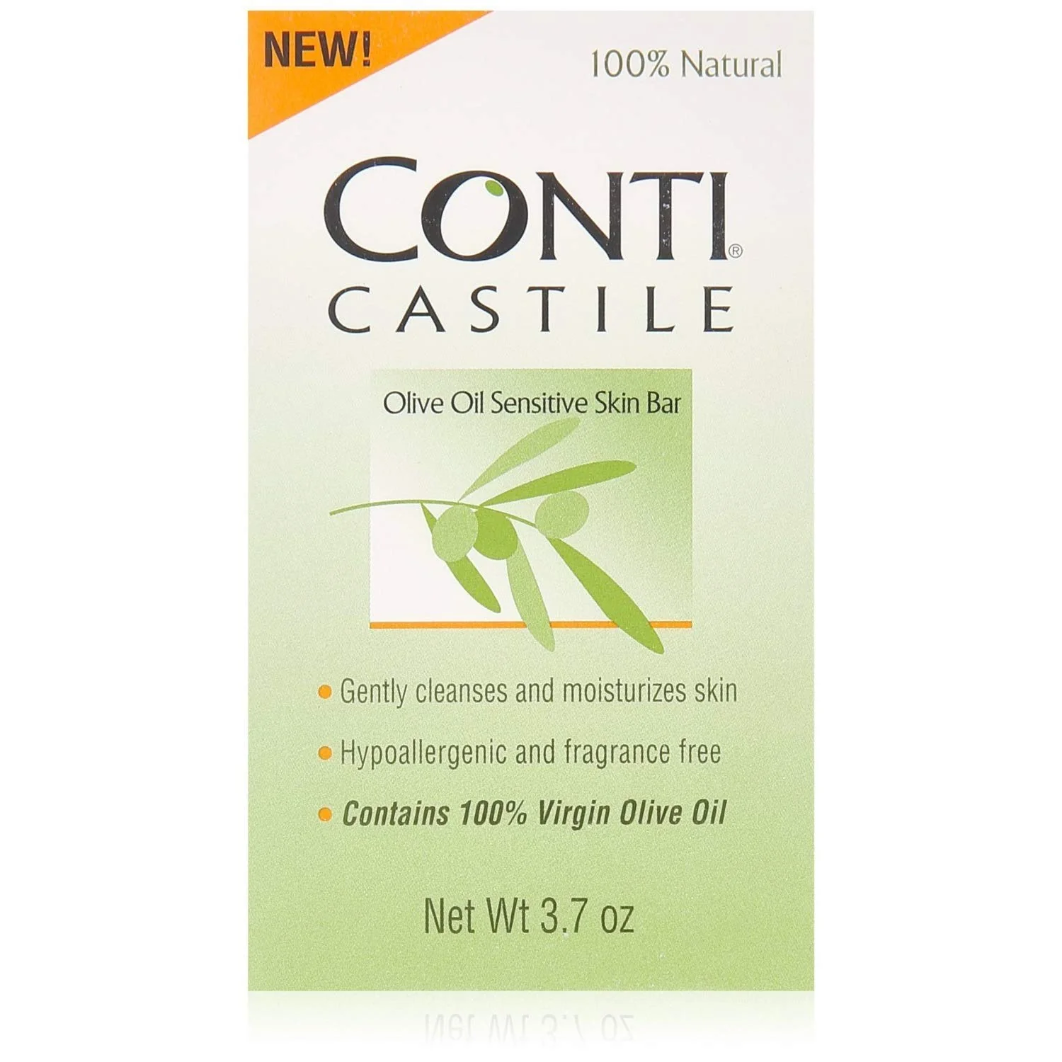 Breathable CASTILE SOAP CONTI 3.7oz PT 38485032153 3 Pack Artisan