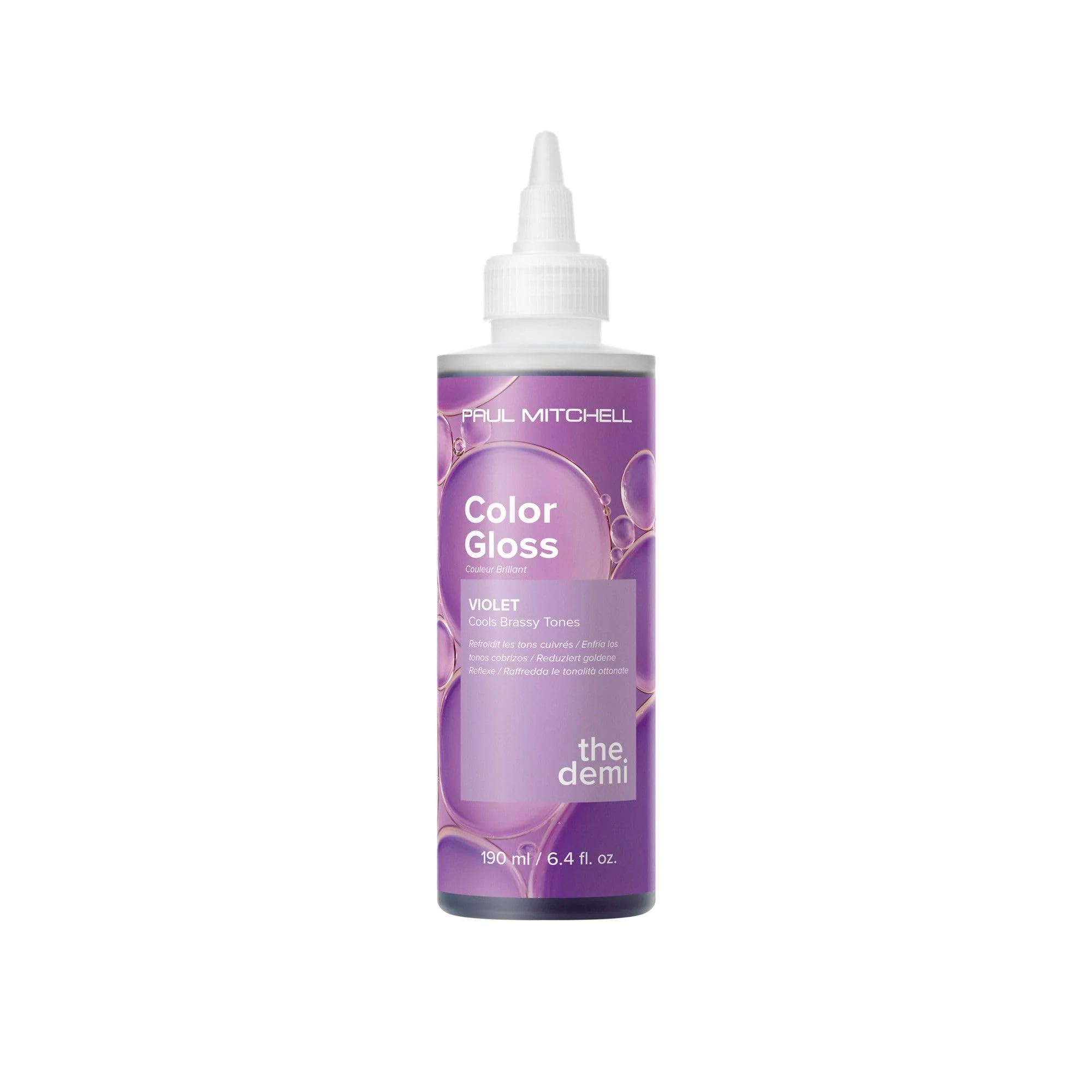 Authentic Paul Mitchell The Demi Color Gloss Glosses in 3 Minutes Violet 6.4 Fl Oz Expertly Made