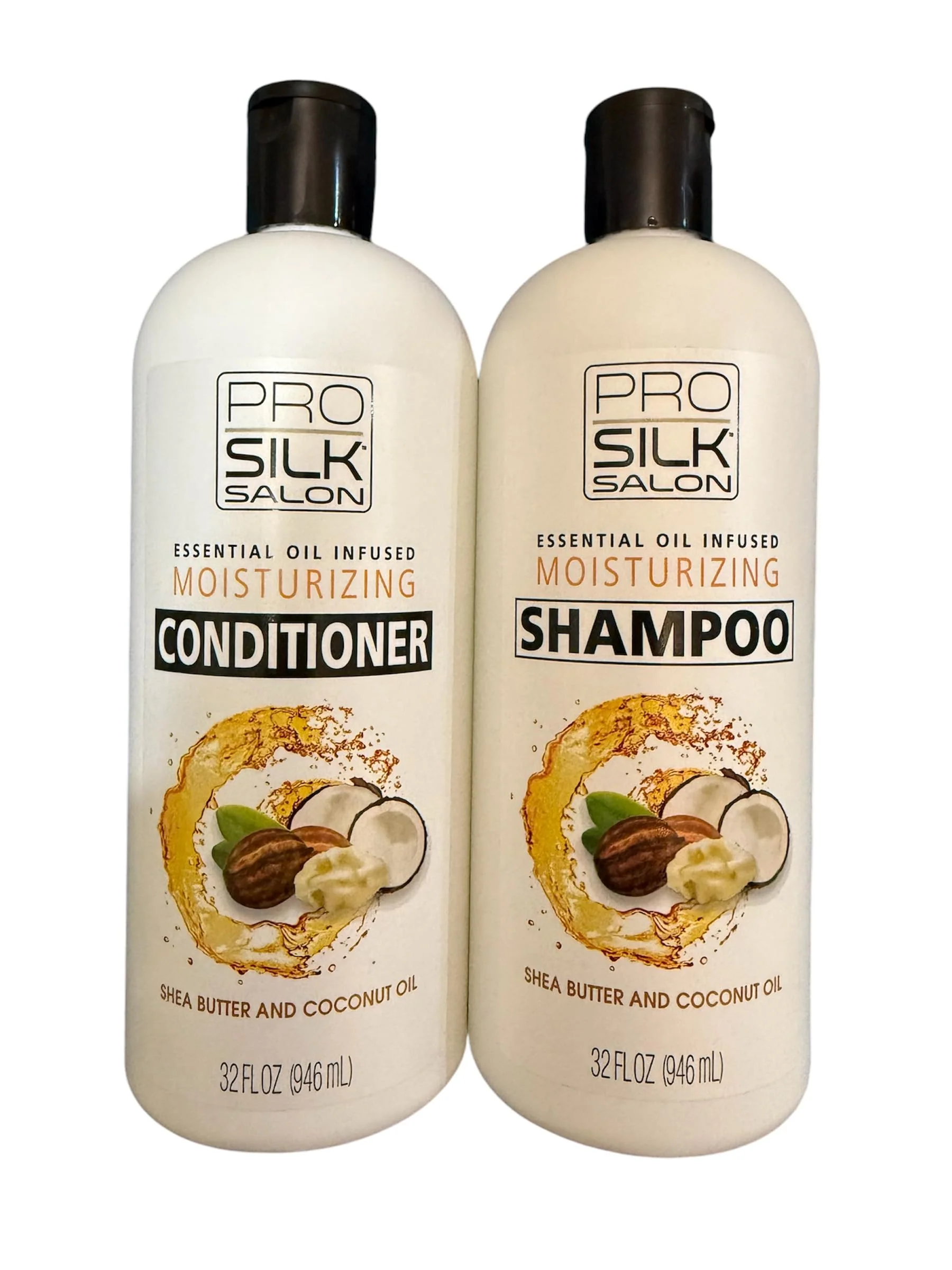 World-Class Pro silk salon - duo shampo conditioner -shea butter and coconut oil Environmentally Friendly