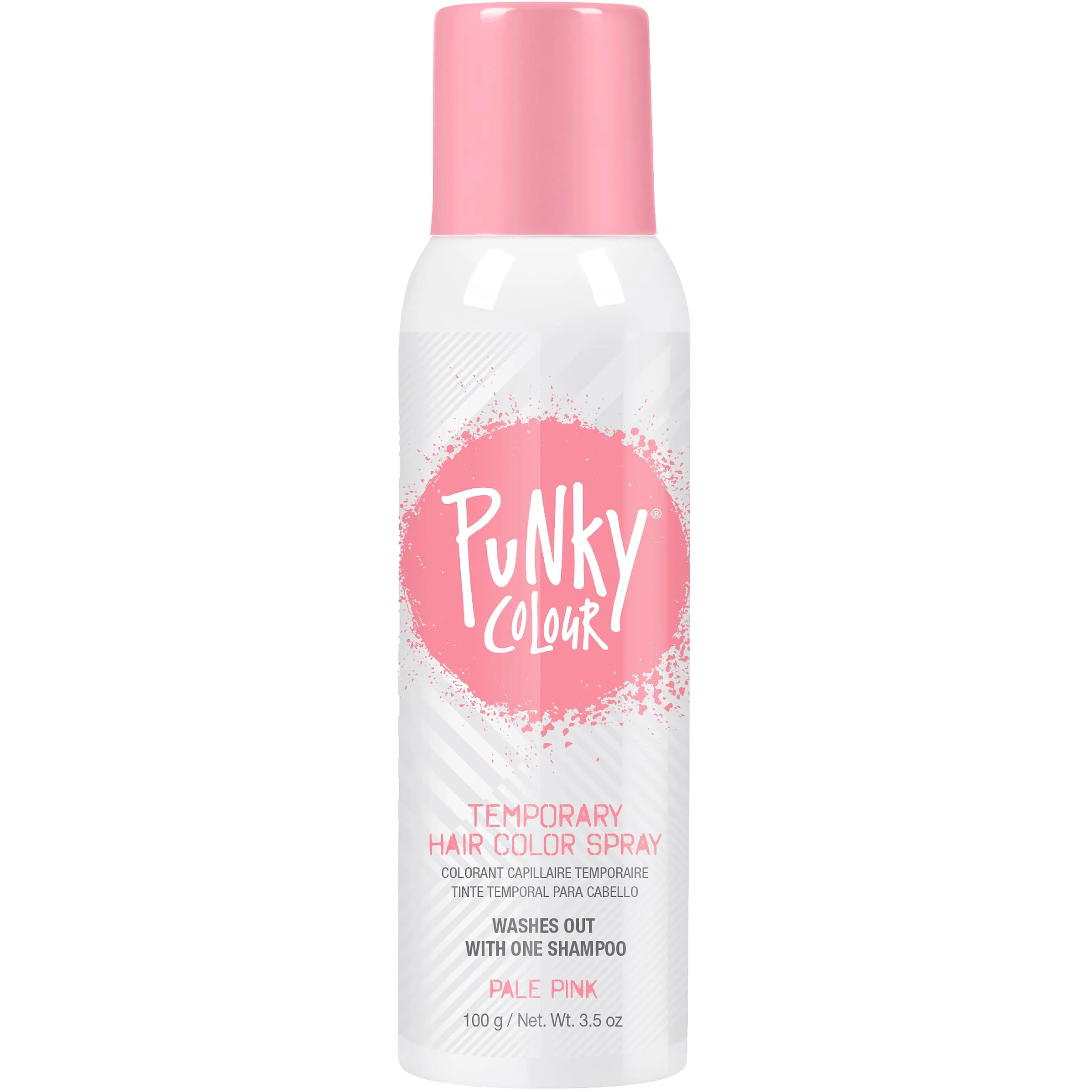 Sophisticated Punky Temporary Hair Color Spray - Pale Pink Instant Vivid Temporary Hair Dye for Women Wash Out Hair-Color Spray 3.5 oz 1 Pack Safe