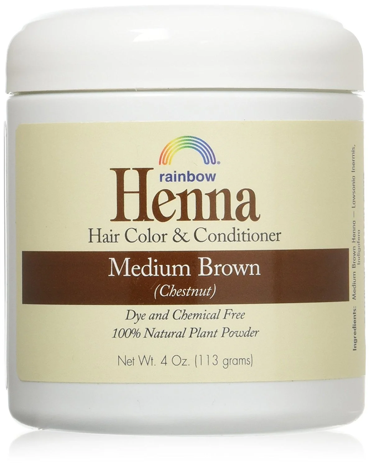 Artisan Rainbow Research Henna Persian Med Brown 4 Oz4 Fast
