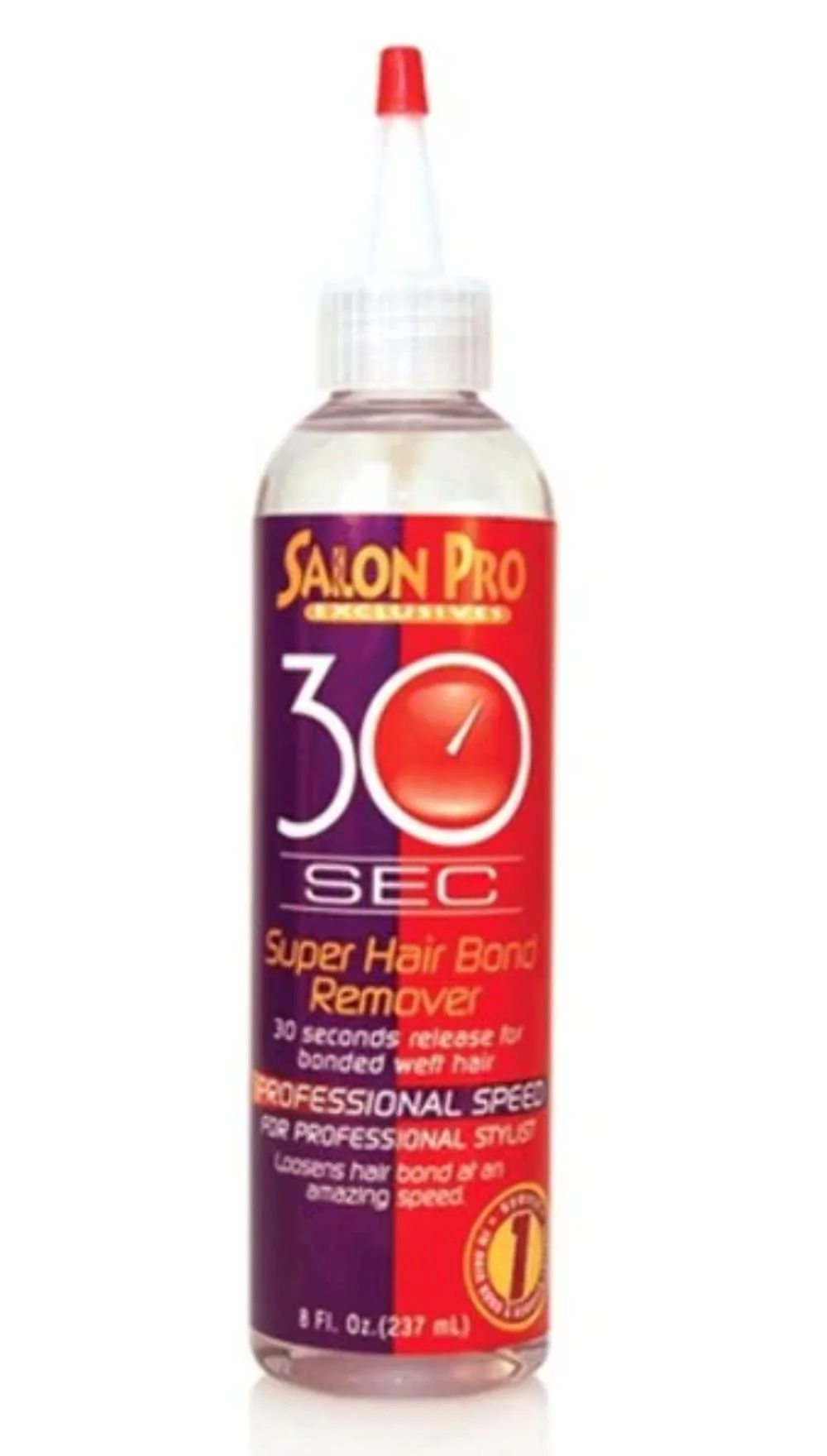 Stylish Salon Pro 30 Sec Super Hair Bond Remover 8 Oz Convenient