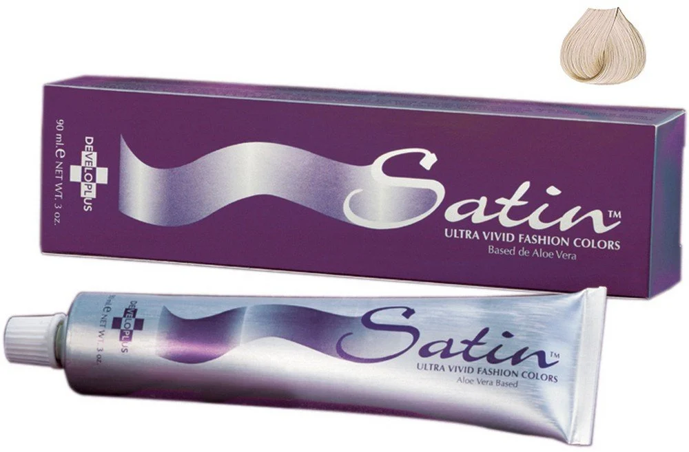 Detailed Satin Hair Color Ash Series Very Light Ash Blonde 9A Permanent Hair Dye 3 Oz Solid