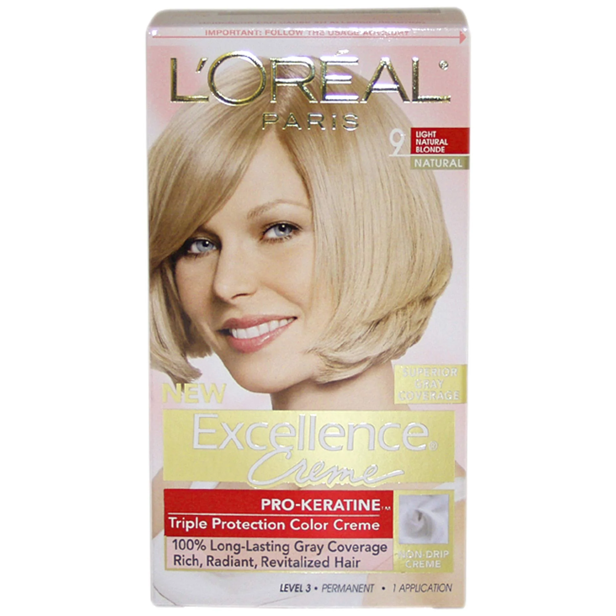 Advanced L O ParisExcellence 9 Nat Blonde Hair Color 1 ct Exceptional
