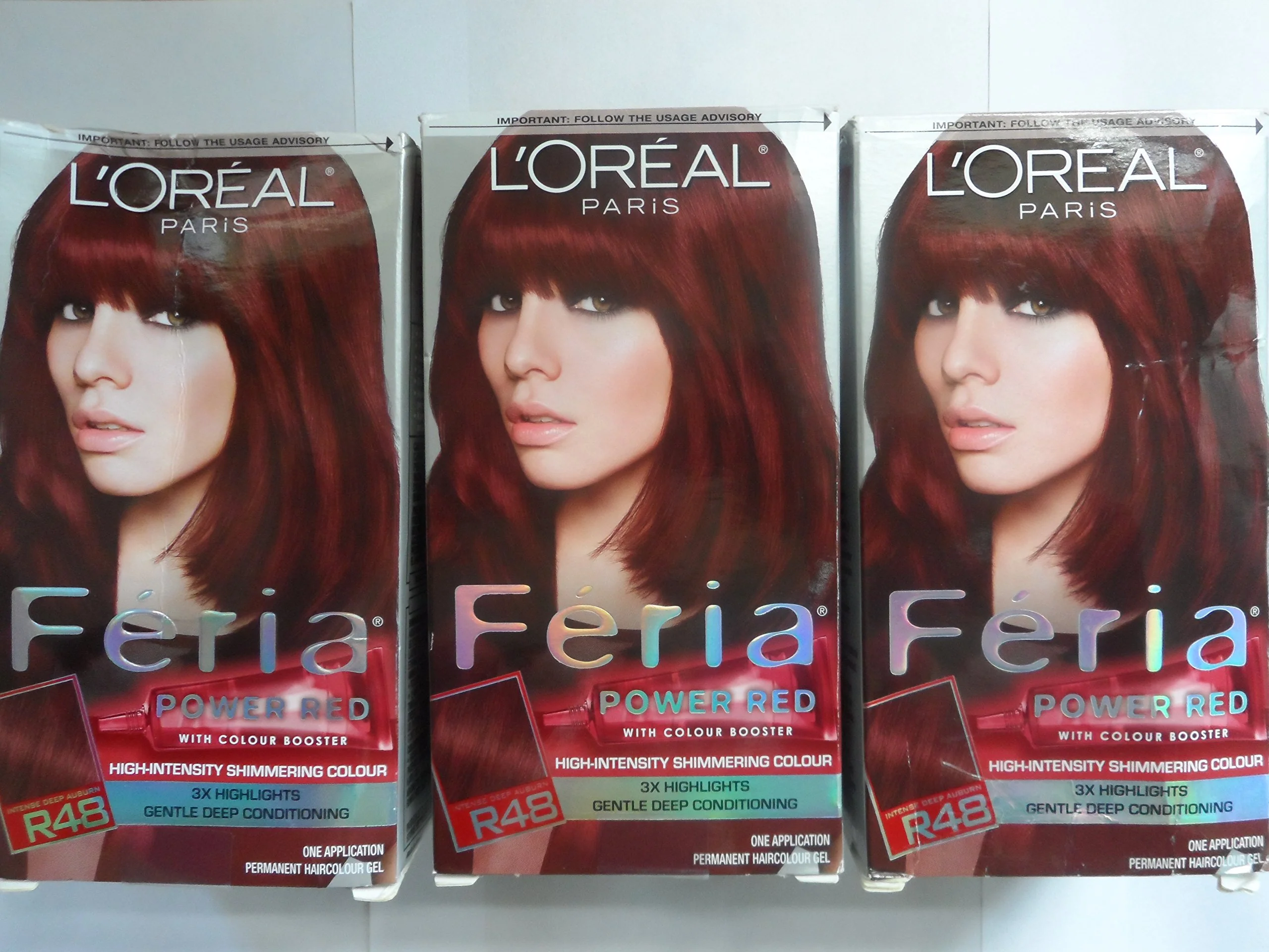 Certified L'O Paris Feria Pr Red Velvet Size 1ct Gel Permanent Auburn R48 Intense Deep Auburn Vegan Tube 1 Count Casual