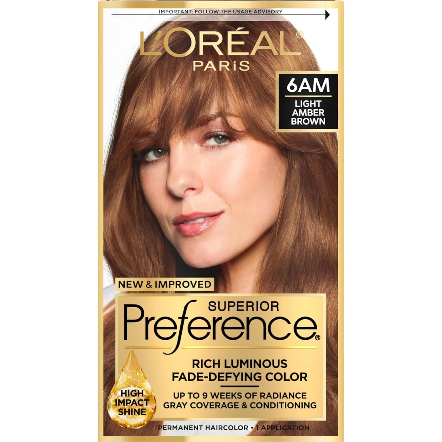 Verified L O ParisSuperior Preference - 6AM Light Amber Brown Warmer 1 Each Pack of 3 Functional