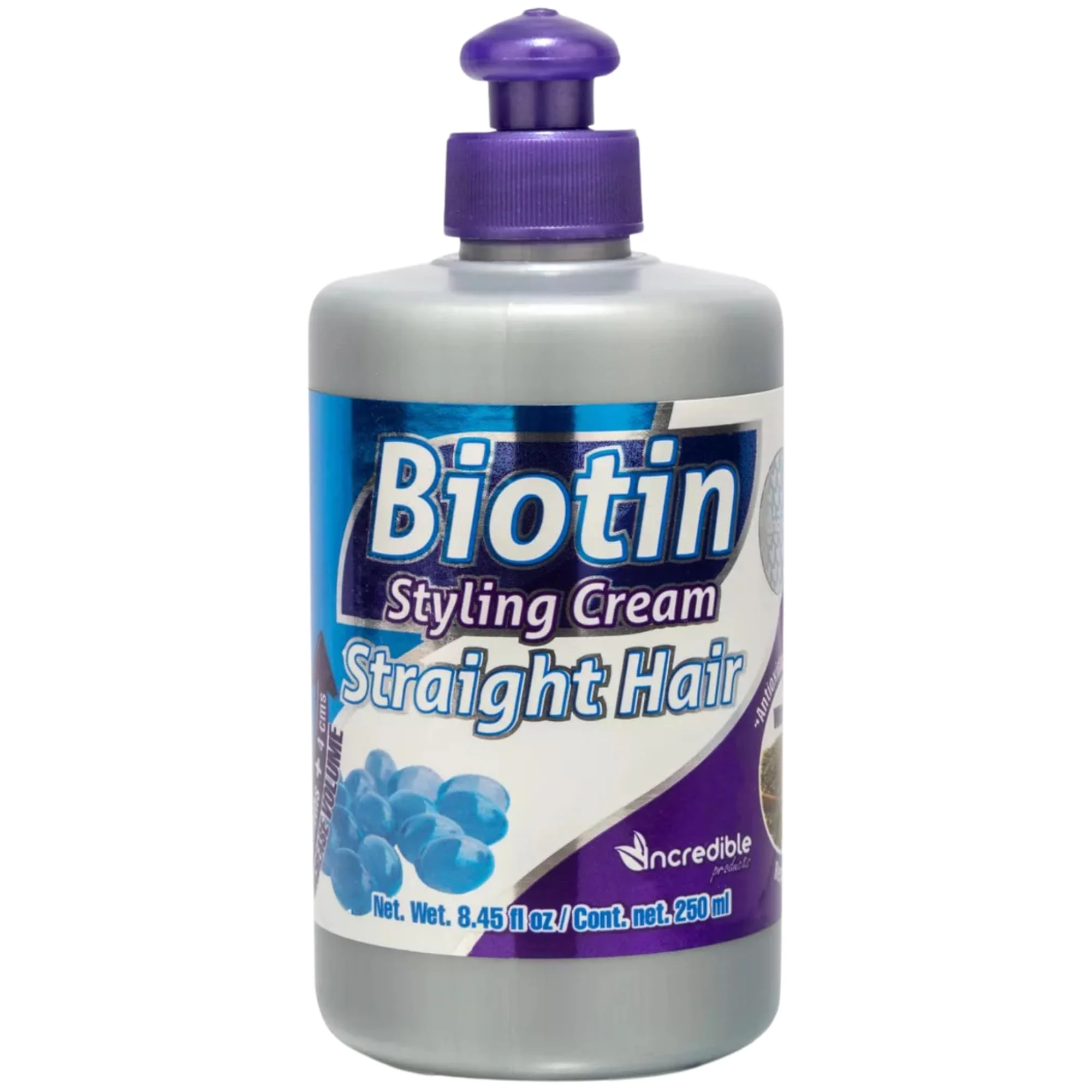 Crafted Ncredible Biotin Hair Styling Cream - 8.8 oz Crema Para Peinar - Nourishing Styling Cream for Women - Smoothing and Strengthening Formula for All Hair High-Performance