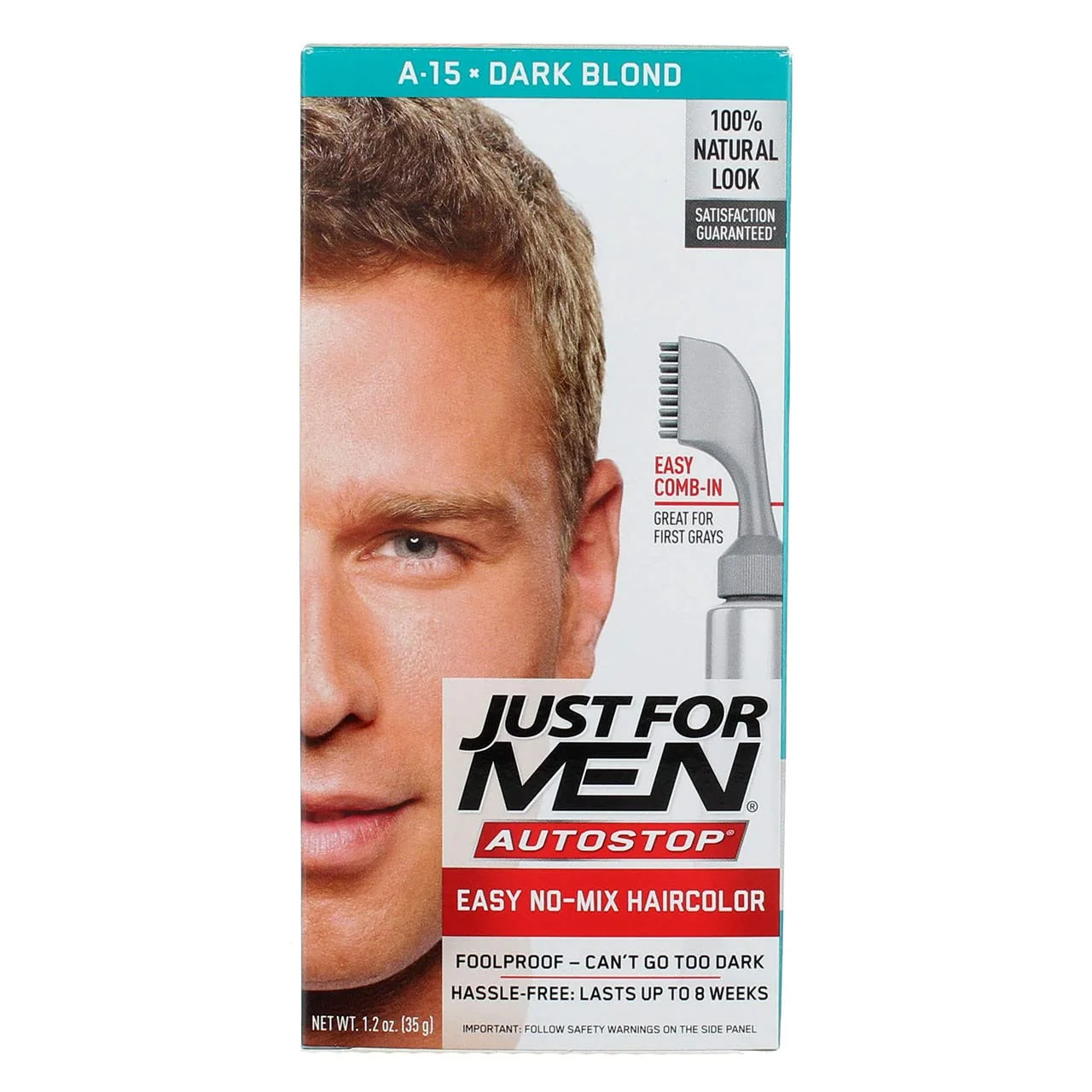 Durable JUST FOR MEN AutoStop Haircolor Dark Blond A-15 2 Pack Exceptional