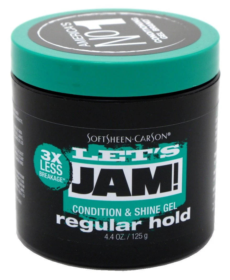 Solid Lets Jam Condition Shine Gel Regular Hold 4.4 Ounce Jar 130ml 3 Pack Fashionable