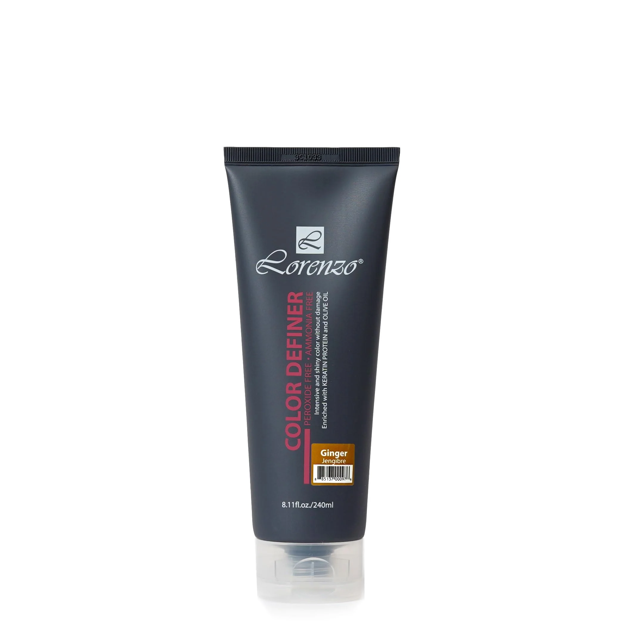 Solid L Lorenzo Color Definer Cellophane 8.11fl.oz 240ml Peroxide Ammonia Glossy hair Brilliant color without Damaged Hair Stain Remover Inside Verified