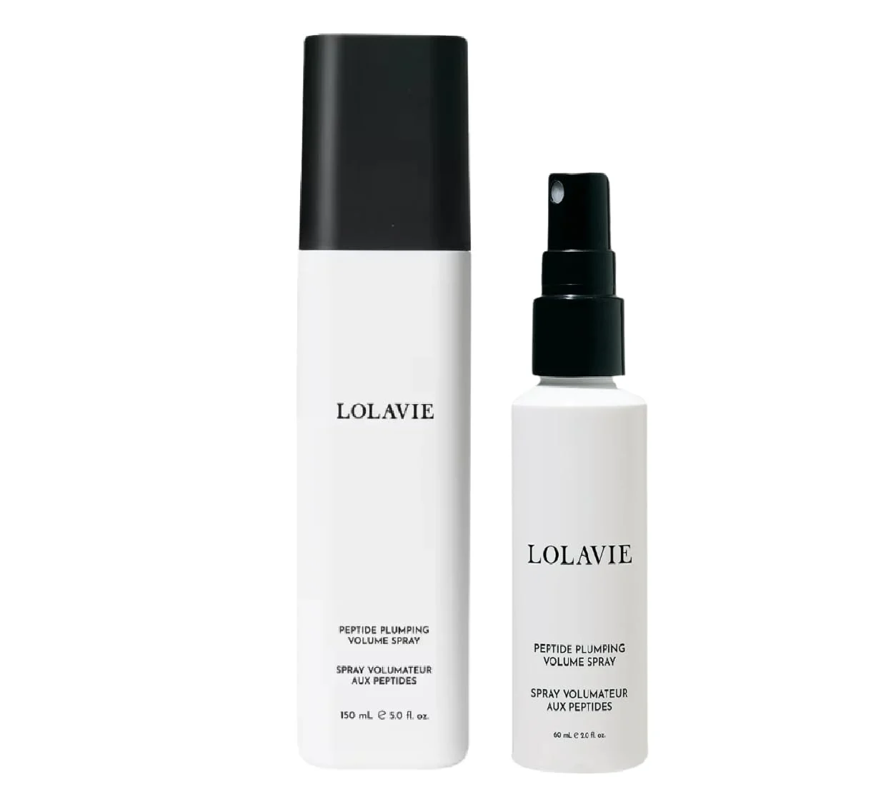 Crafted LolaVie Peptide Plumping Volume Spray Duo - Full Size 5 Fl. Oz Travel Size 2 Fl. Oz Quality