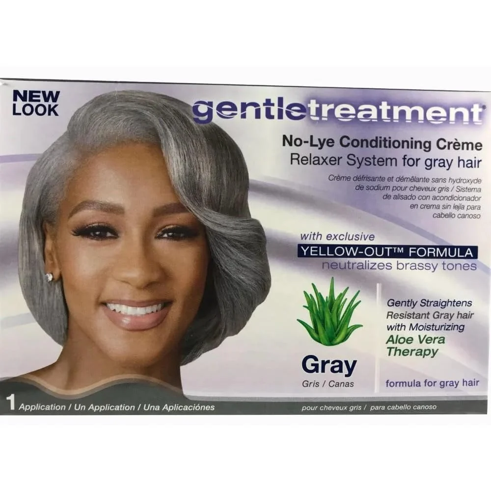 Efficient Gentle Treatment No Lye Gray Pack of 2 Premium