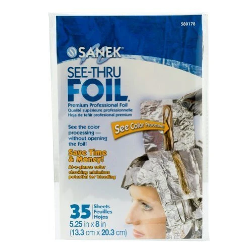 User-Friendly Graham Sanek See Thru Foil Hair Color Processing 35 Styling Highlighting Sheets by Graham Professional Clean