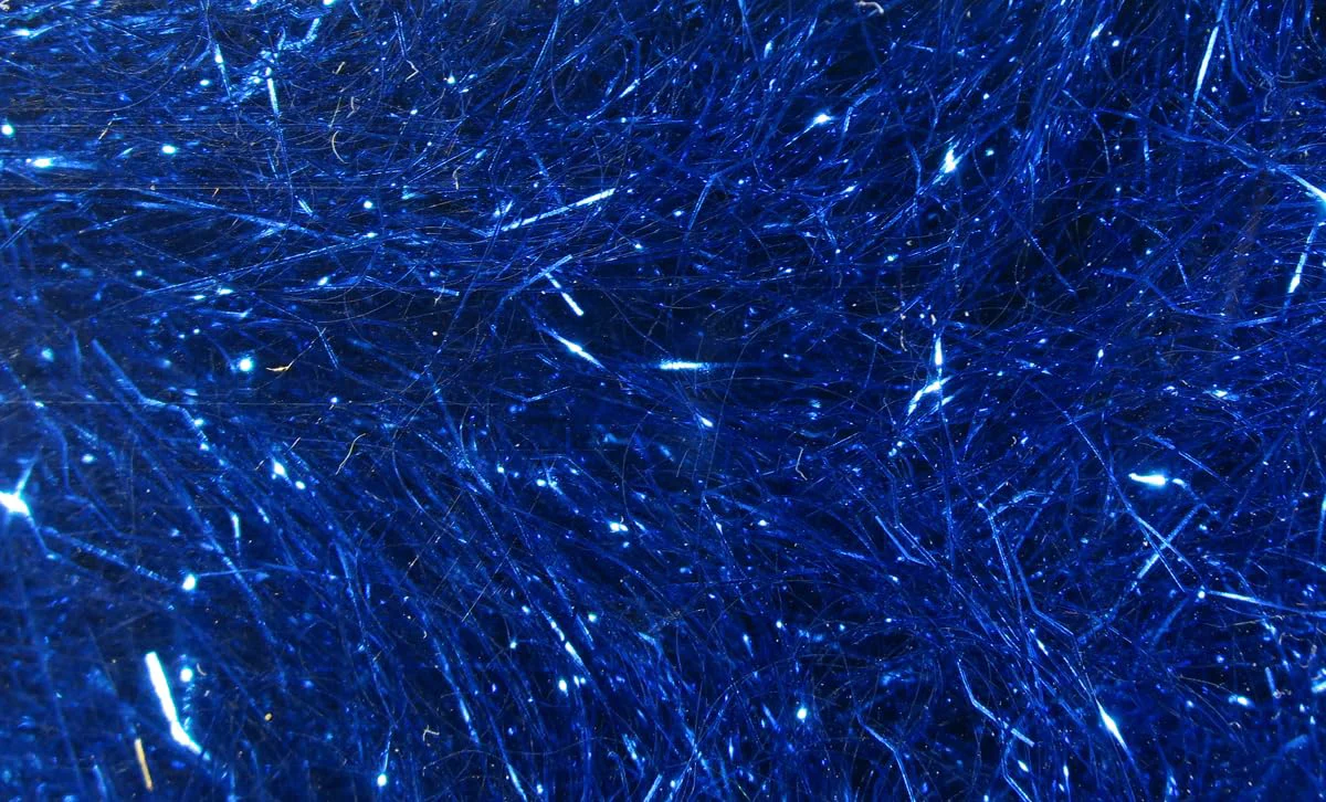 World-Class Hareline Fly Tying Ripple Ice Hair 4 inch 23 Blue Steely Crafted