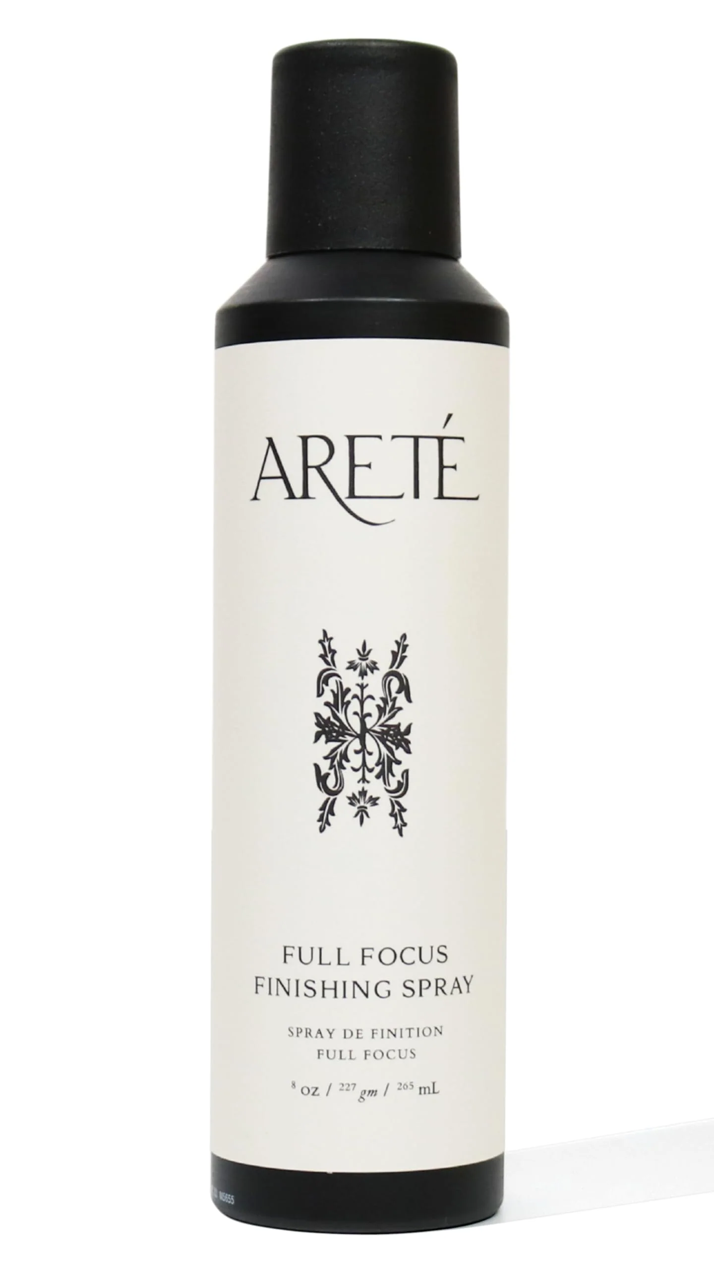 Authentic ARETÉ Full Focus Finishing Hair Spray Strong Buildable Hold Shiny Finish Anti Frizz Hairspray for Women Fine Hair with Edelweiss Wild Carrot Solid