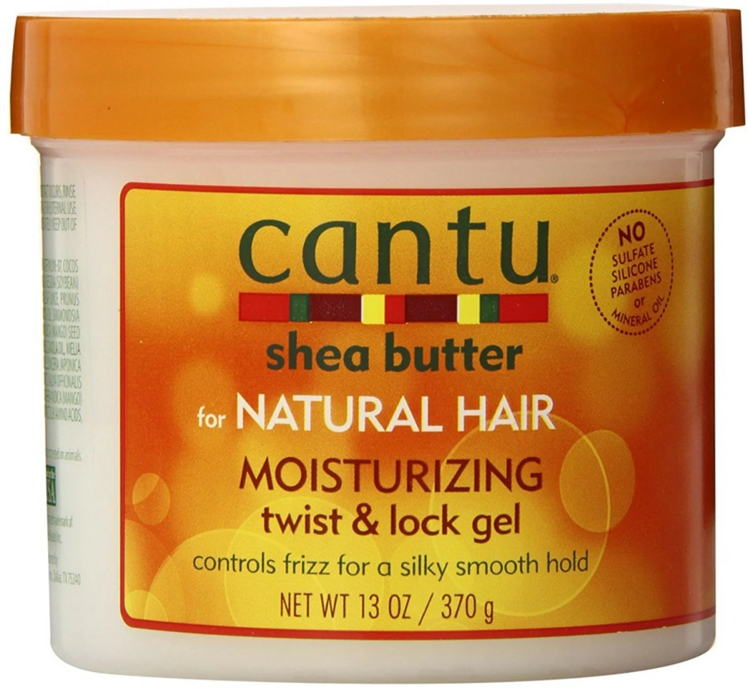 Crafted Cantu Moisturizing Twist Lock Gel 13.0 oz Pack of 12 Expertly Made