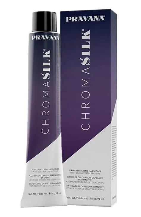 Carefully Designed ChromaSilk Hair Color Creme 3oz Permanent hair coloring Silk Keratin Protein Pravana 3N Fashionable