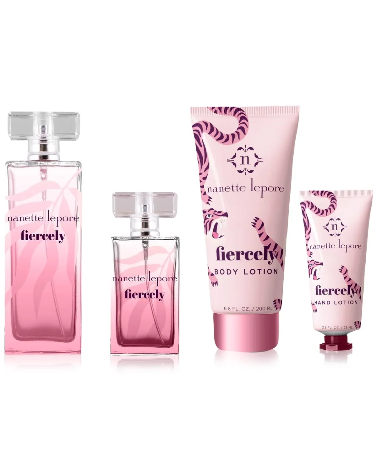 Secure Nanette Lepore Fiercely 4 Piece Gift Set 3.4 fl. oz. Pure