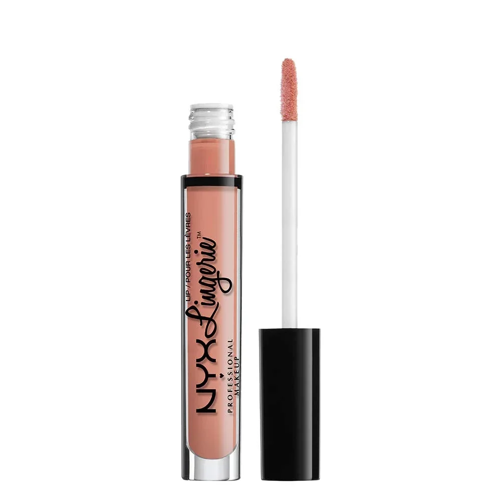 Artisan NYX PROFESSIONAL MAKEUP Lip Lingerie Matte Liquid Lipstick - Cheekies Pale Warm Nude Official
